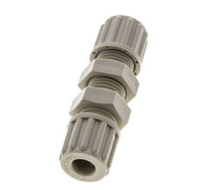 8x6mm PP Straight Compression Fitting Bulkhead 10 bar