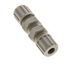 8x6mm PP Straight Compression Fitting Bulkhead 10 bar