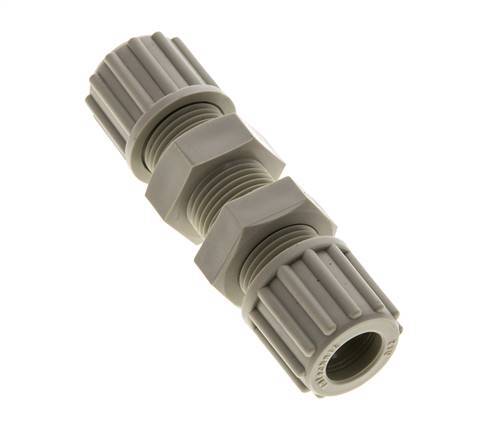 12x9mm PP Droit Compression Fitting Bulkhead 10 bar