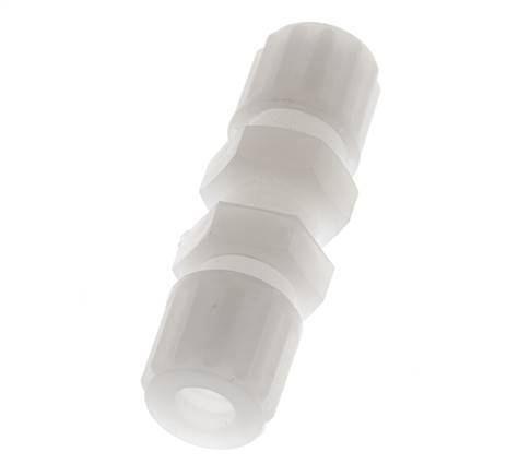 8x6mm PVDF Raccord à compression droit Bulkhead 10 bar