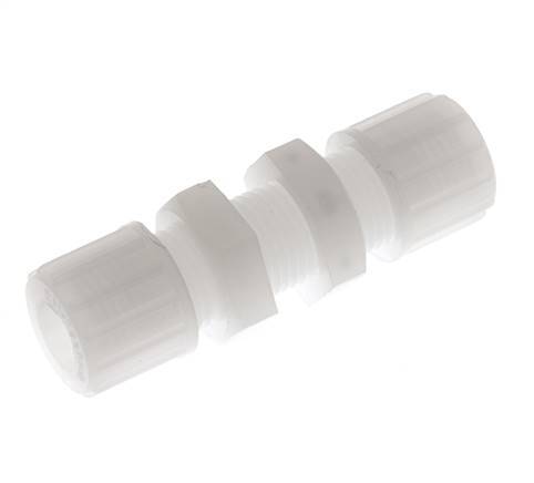10x8mm PVDF Raccord à compression droit Bulkhead 10 bar