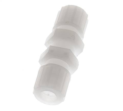 10x8mm PVDF Raccord à compression droit Bulkhead 10 bar
