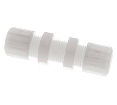 12x10mm PVDF Raccord à compression droit Bulkhead 10 bar