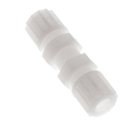 12x10mm PVDF Raccord à compression droit Bulkhead 10 bar