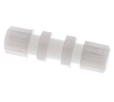 12x10mm PVDF Raccord à compression droit Bulkhead 10 bar