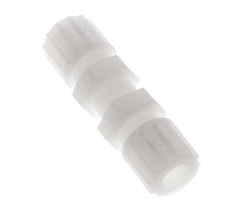 12x10mm PVDF Raccord à compression droit Bulkhead 10 bar