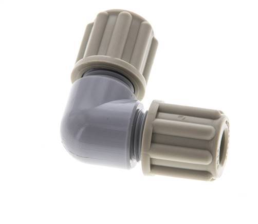 Raccord de compression coude PA 6x4mm 10 bar [5 pièces].