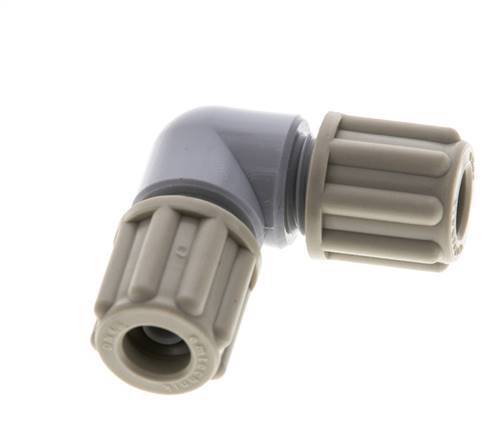 Raccord de compression coude PA 6x4mm 10 bar [5 pièces].