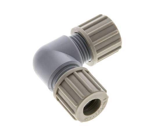 Raccord de compression coude PA 10x8mm 10 bar [2 Pièces]
