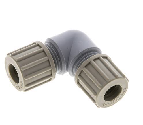 Raccord de compression coude PA 10x8mm 10 bar [2 Pièces]