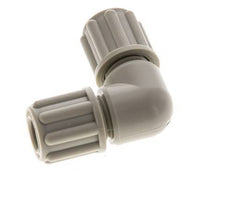 Raccord de compression coude en PP 6x4mm 10 bar [2 Pièces].