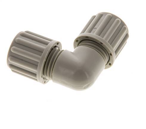 8x6mm PP Coude Compression Fitting 10 bar