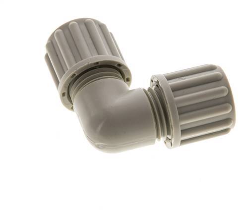8x6mm PP Coude Compression Fitting 10 bar