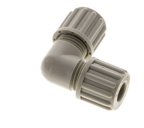 8x6mm PP Coude Compression Fitting 10 bar