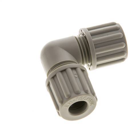 8x6mm PP Coude Compression Fitting 10 bar