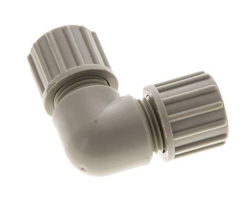 10x8mm PP Coude Compression Fitting 10 bar