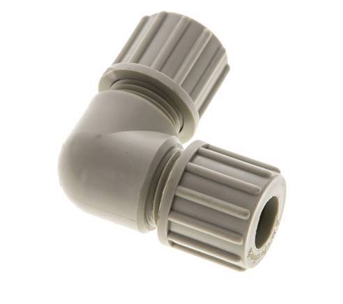 10x8mm PP Coude Compression Fitting 10 bar