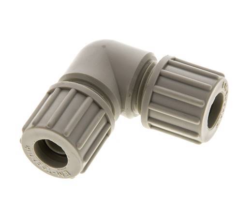 10x8mm PP Coude Compression Fitting 10 bar
