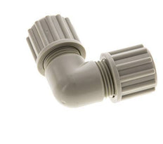 12x10mm PP Coude Compression Fitting 10 bar