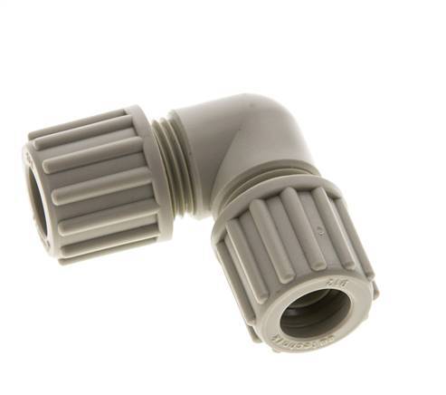 12x10mm PP Coude Compression Fitting 10 bar