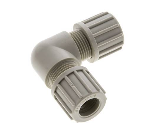 14x12mm PP Elbow Compression Fitting 10 bar