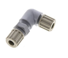 Raccord de compression coude PA 8x6mm Bulkhead 10 bar [2 Pièces].