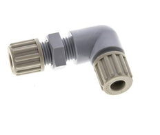 Raccord de compression coude PA 8x6mm Bulkhead 10 bar [2 Pièces].