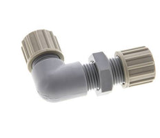 10x8mm PA Coude Compression Raccord Bulkhead 10 bar