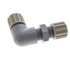 12x9mm PA Coude Compression Raccord Bulkhead 10 bar