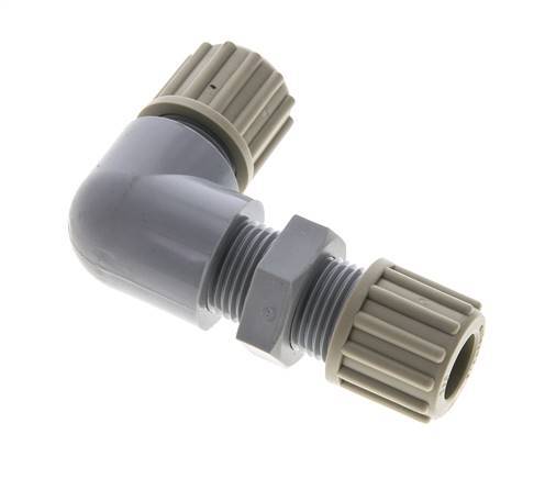 12x9mm PA Coude Compression Raccord Bulkhead 10 bar