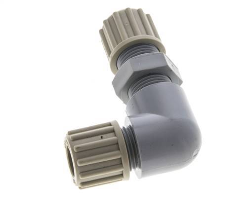 12x9mm PA Coude Compression Raccord Bulkhead 10 bar