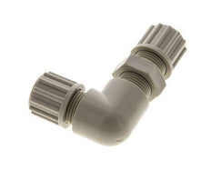 12x9mm PP Coude Compression Fitting Bulkhead 10 bar