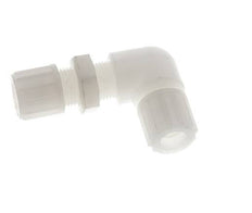 12x10mm PVDF Coude Compression Raccord Bulkhead 10 bar