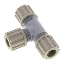 12x10mm PA T-Shape Tee Compression Fitting 10 bar