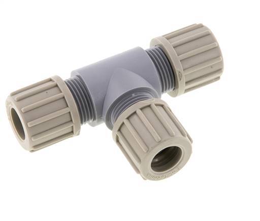 14x12mm PA T-Shape Tee Compression Fitting 10 bar