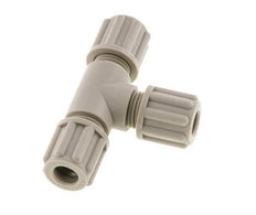 6x4mm PP T-Shape Tee Compression Fitting 10 bar