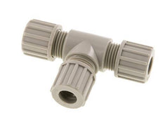 10x8mm PP T-Shape Tee Compression Fitting 10 bar