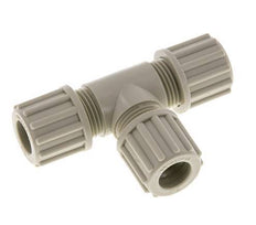 12x9mm PP T-Shape Tee Compression Fitting 10 bar