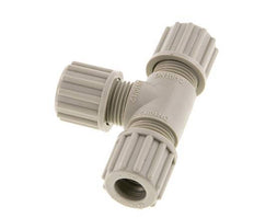 12x10mm PP T-Shape Tee Compression Fitting 10 bar