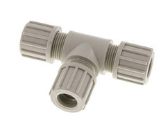 14x12mm PP T-Shape Tee Compression Fitting 10 bar