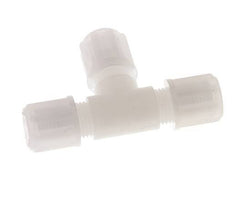 6x4mm PVDF T-Shape Tee Compression Fitting 10 bar