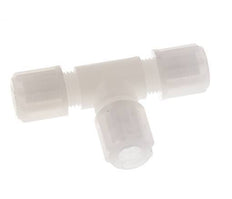 6x4mm PVDF T-Shape Tee Compression Fitting 10 bar