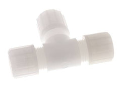 14x12mm PVDF T-Shape Tee Compression Fitting 10 bar