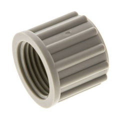 Écrou-raccord en PP 12x10mm (M18x1.5) moleté [5 pièces].