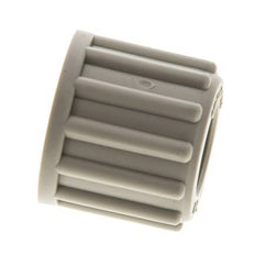 Écrou-raccord en PP 12x10mm (M18x1.5) moleté [5 pièces].