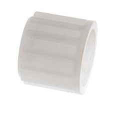 Écrou-raccord en PVDF 12x10mm (M18x1.5) moleté [2 pièces].