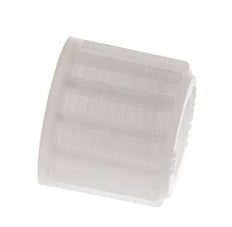 Écrou-raccord en PVDF 12x10mm (M18x1.5) moleté [2 pièces].