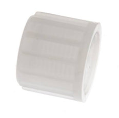 Écrou-raccord en PVDF 14x12mm (M20x1,5) moleté [2 pièces].
