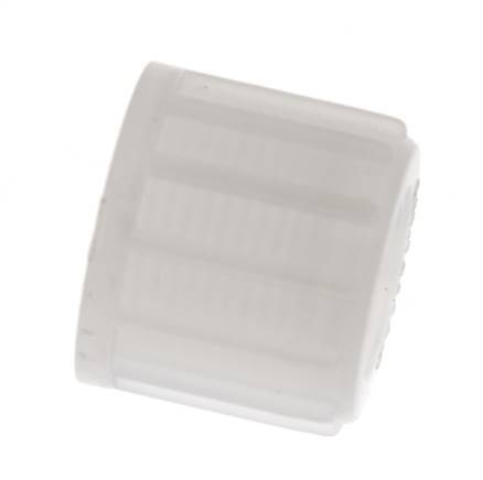 Écrou-raccord en PVDF 14x12mm (M20x1,5) moleté [2 pièces].