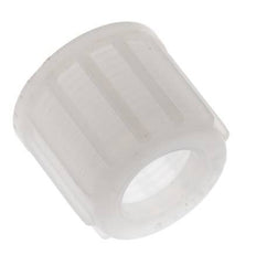 Écrou-raccord en PVDF 14x12mm (M20x1,5) moleté [2 pièces].